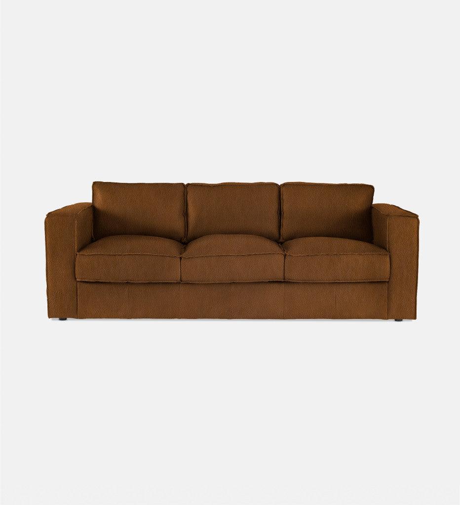Rosco Leather 3 Seater (74659)