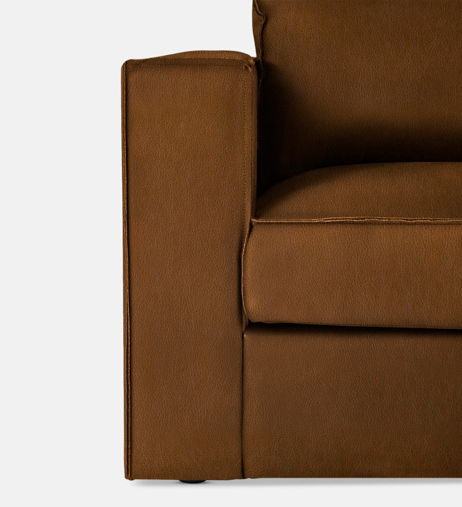 Rosco Leather 3 Seater (74662)