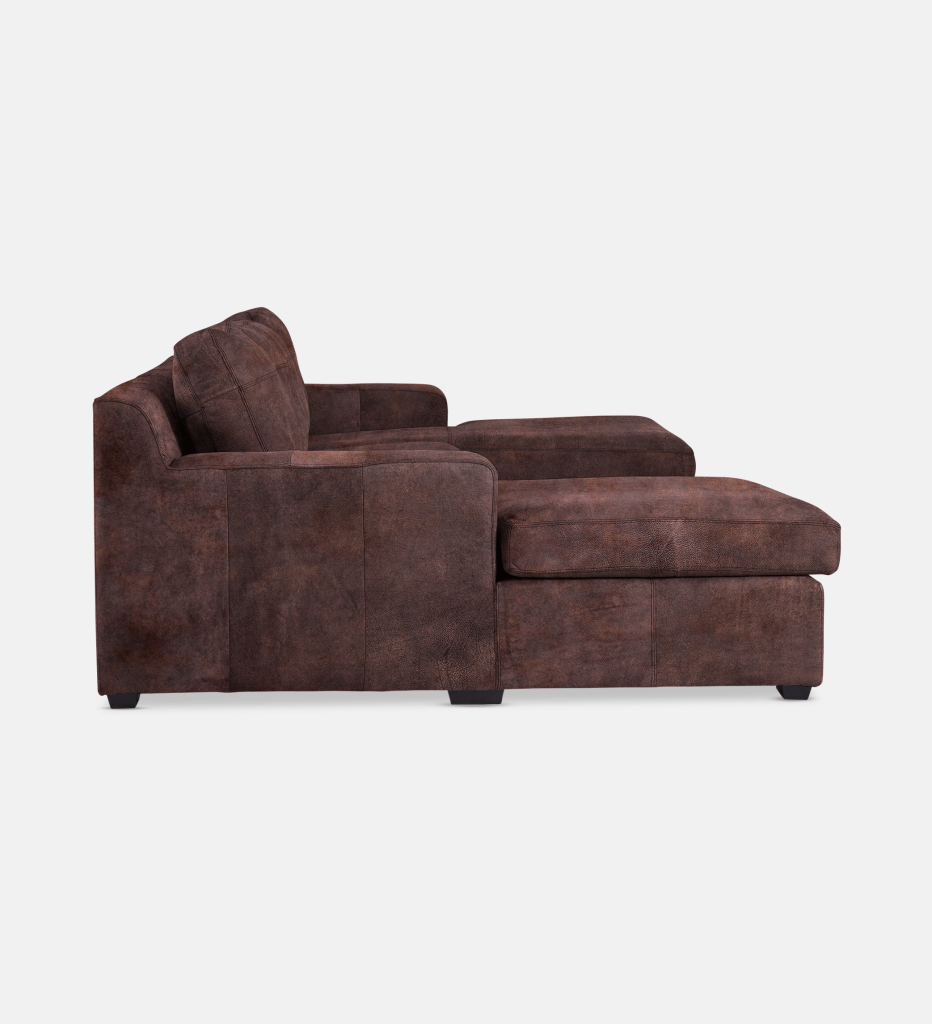 Lodge Leather Slouch With Daybed (26898)
