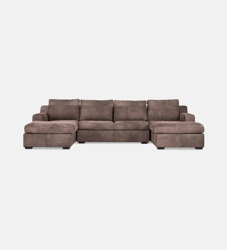 Lodge Leather Slouch With Daybed (26903)