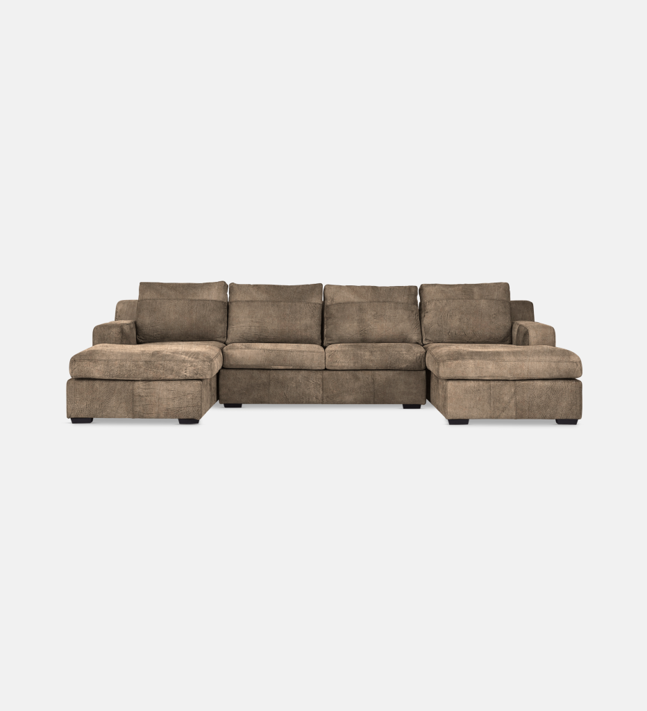 Lodge Leather Slouch With Daybed (26906)