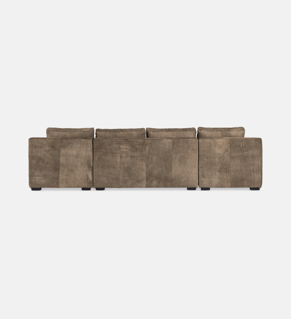 Lodge Leather Slouch With Daybed (26908)