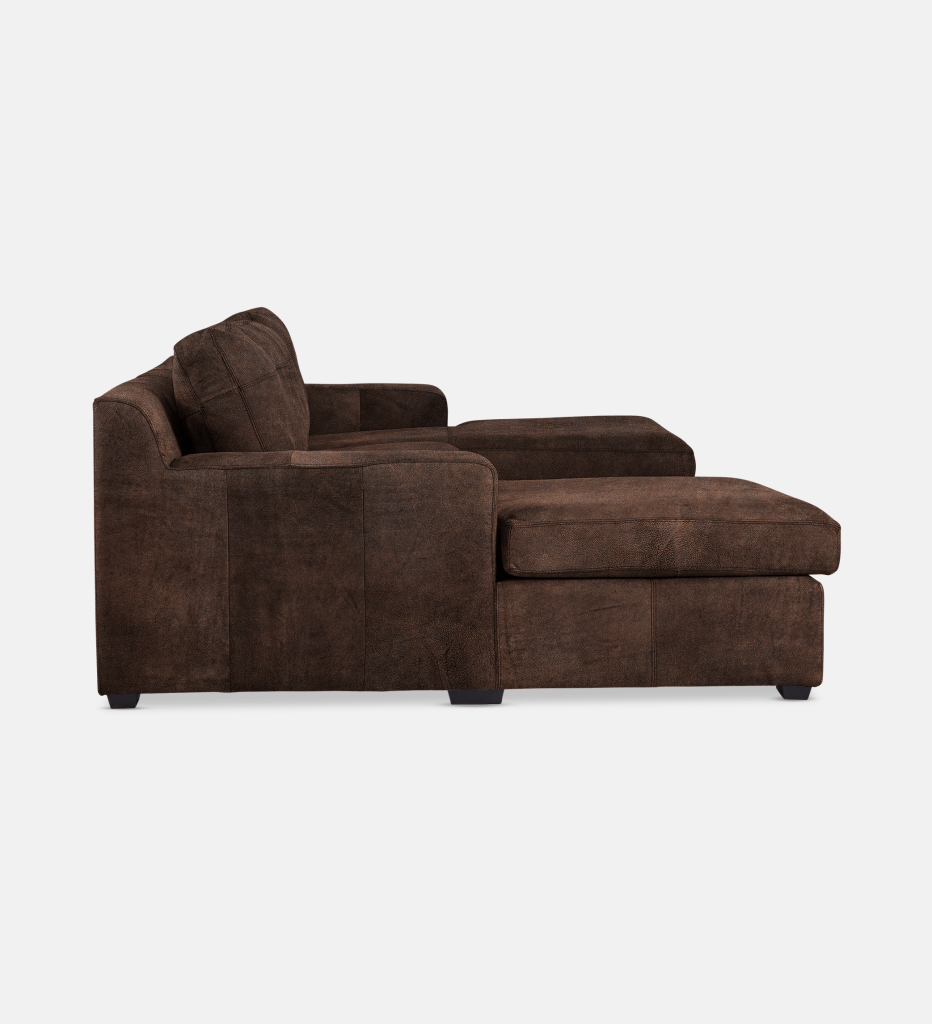 Lodge Leather Slouch With Daybed (27682)
