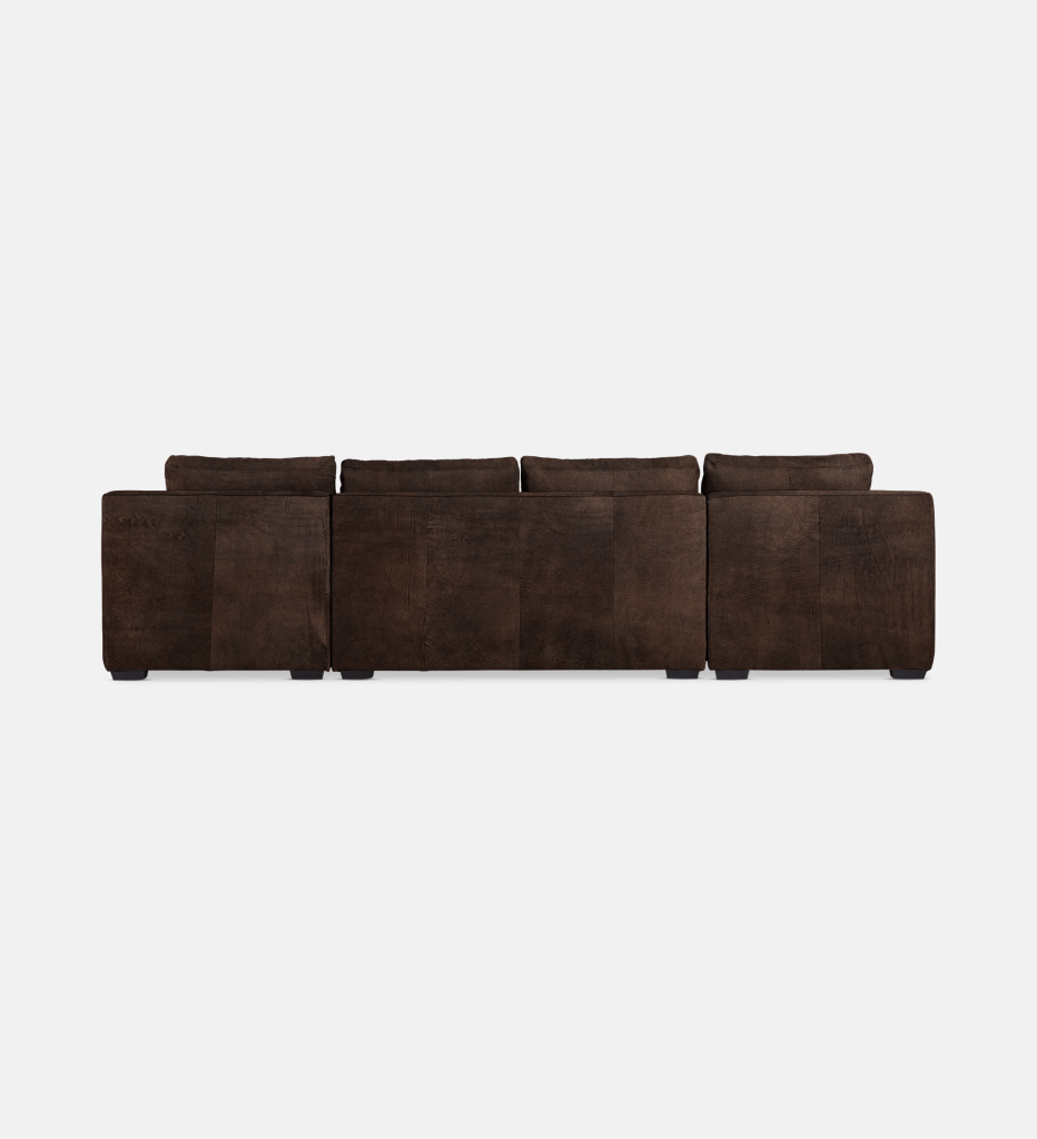 Lodge Leather Slouch With Daybed (27683)
