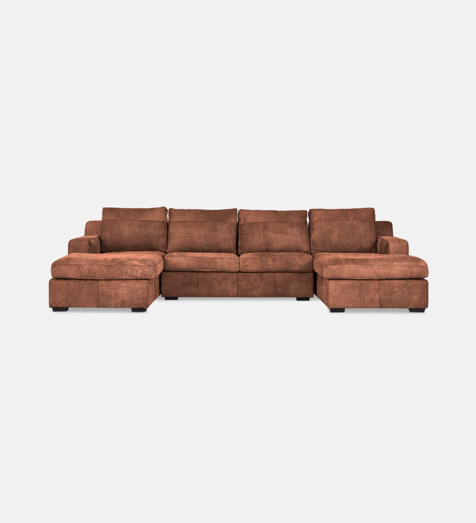 Lodge Leather Slouch With Daybed (26912)