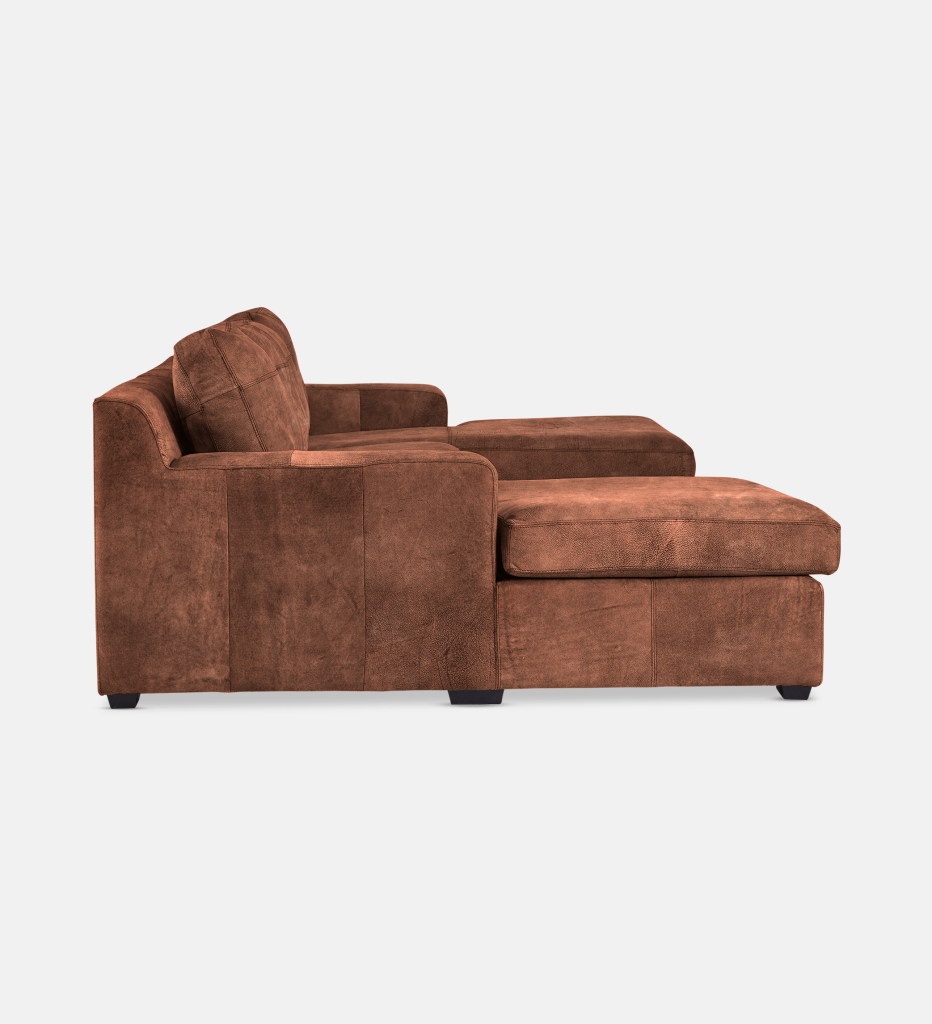 Lodge Leather Slouch With Daybed (26913)