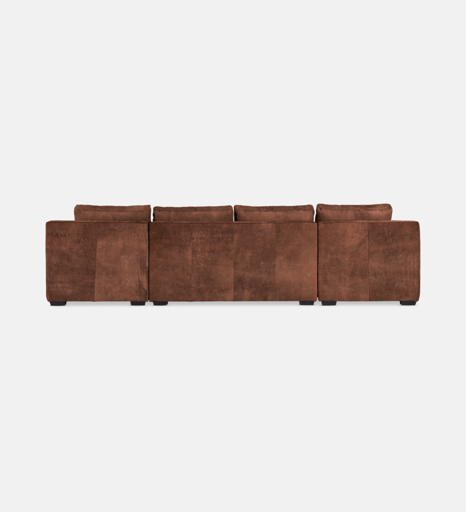 Lodge Leather Slouch With Daybed (26914)