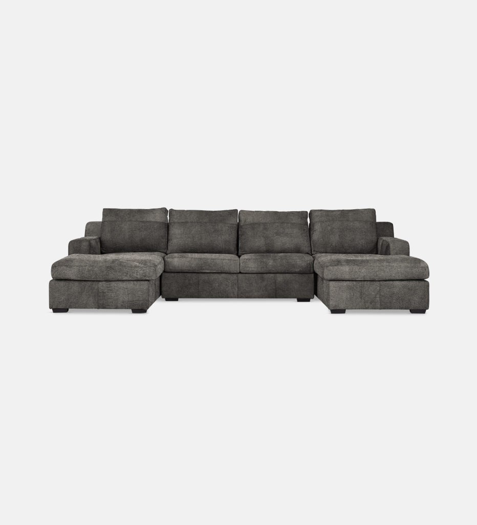 Lodge Leather Slouch With Daybed (26935)