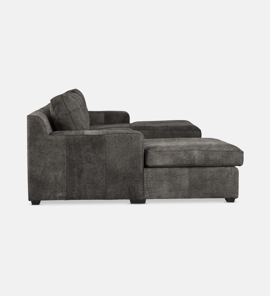 Lodge Leather Slouch With Daybed (26936)