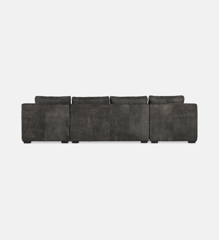 Lodge Leather Slouch With Daybed (26937)
