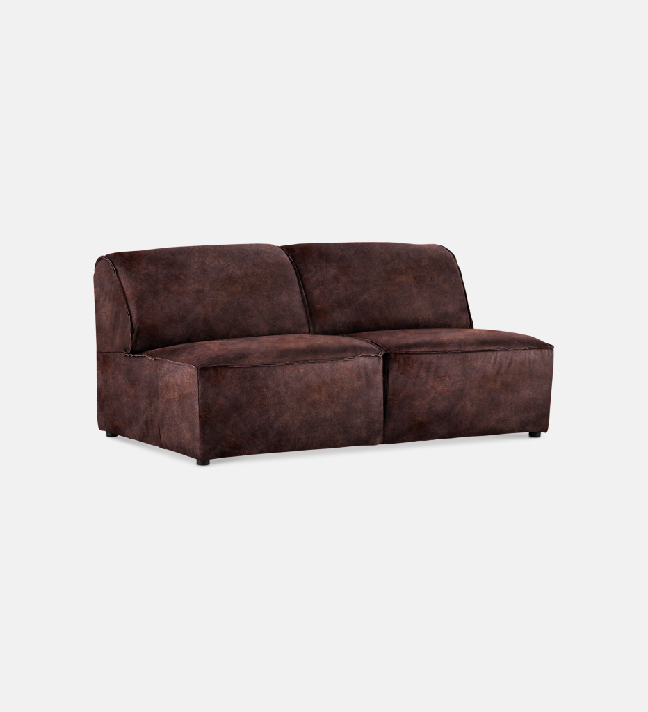 Congo Leather Modular 2 Seater (51584)
