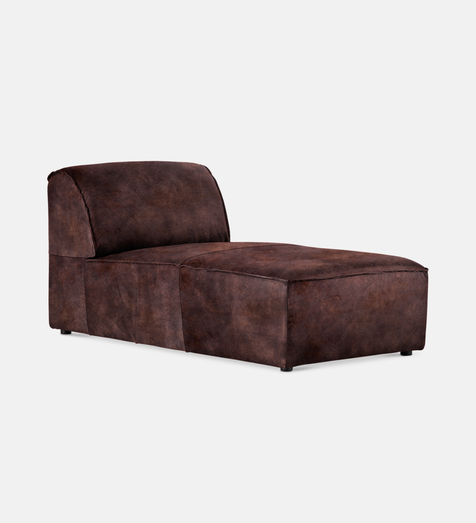 Congo Leather Modular Daybed Piece (51449)