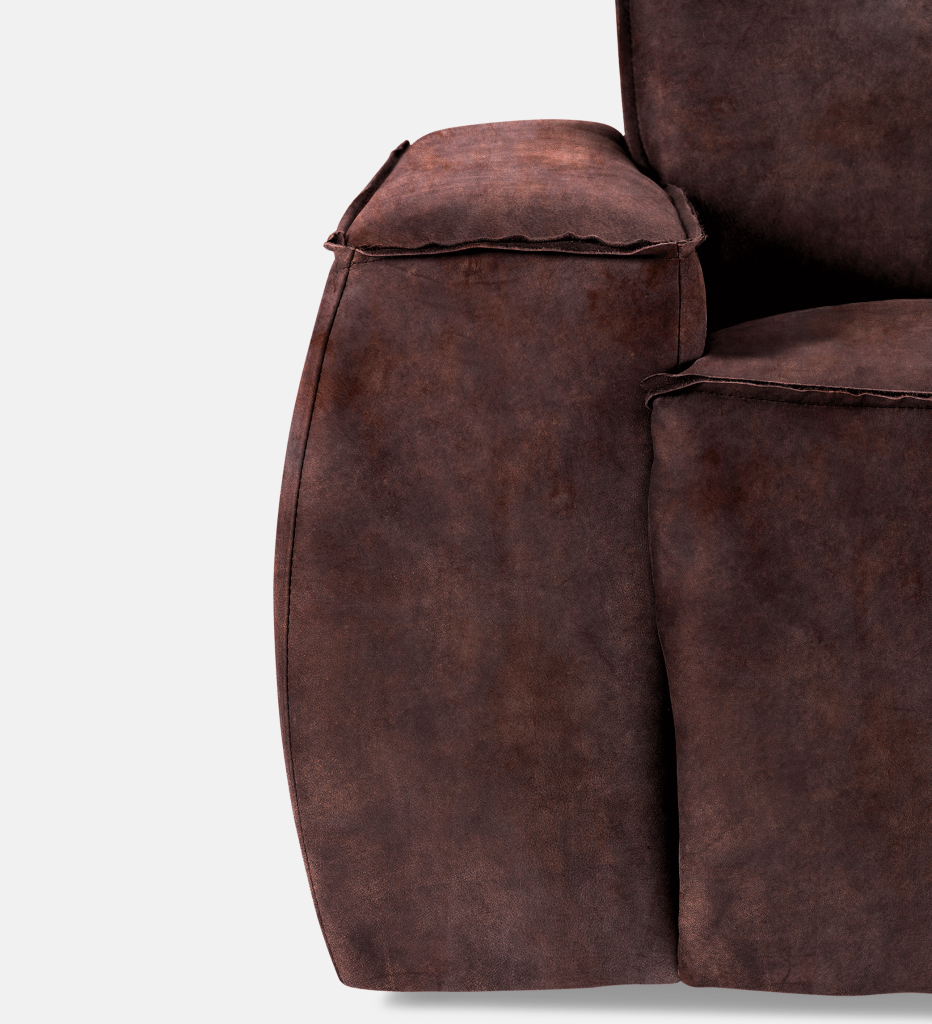 Congo Leather 3 Seater (15407)