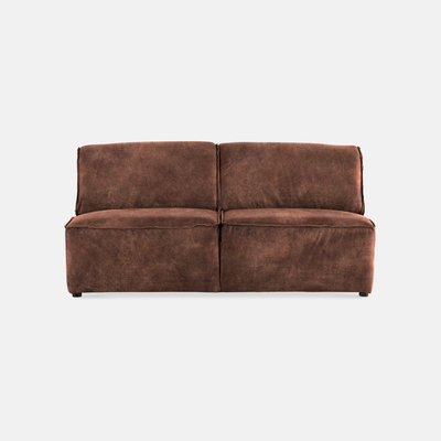 Congo Leather Modular Couch - 2 Seater piece