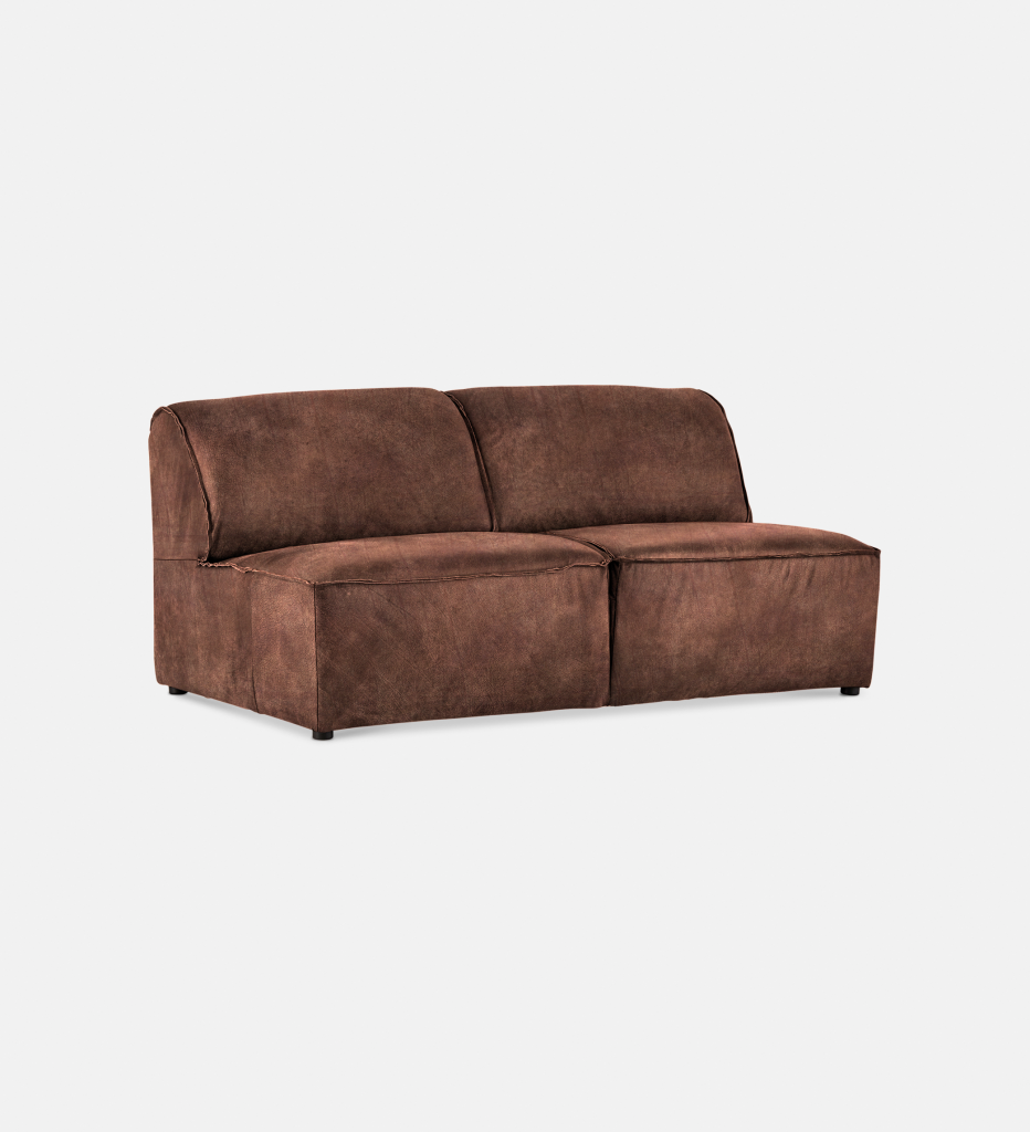 Congo Leather Modular 2 Seater (51588)