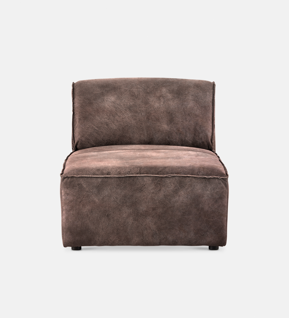 Congo Leather Modular Daybed Piece (51452)