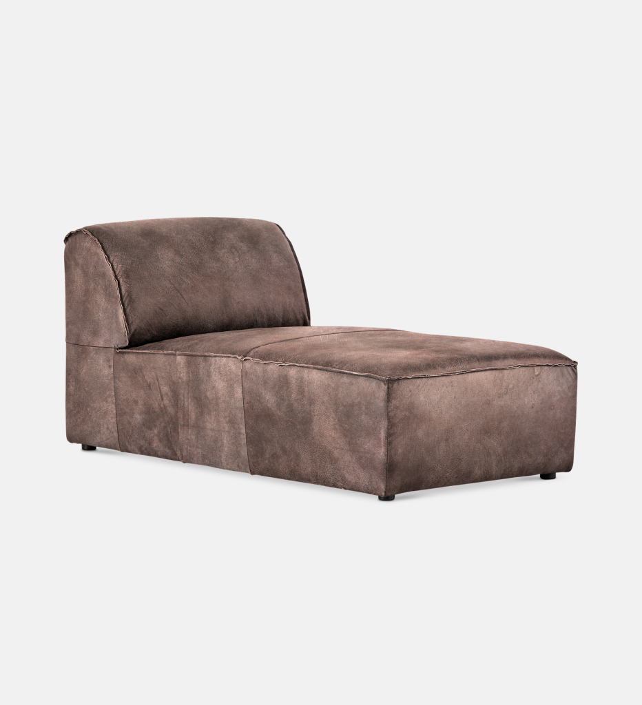 Congo Leather Modular Daybed Piece (51453)
