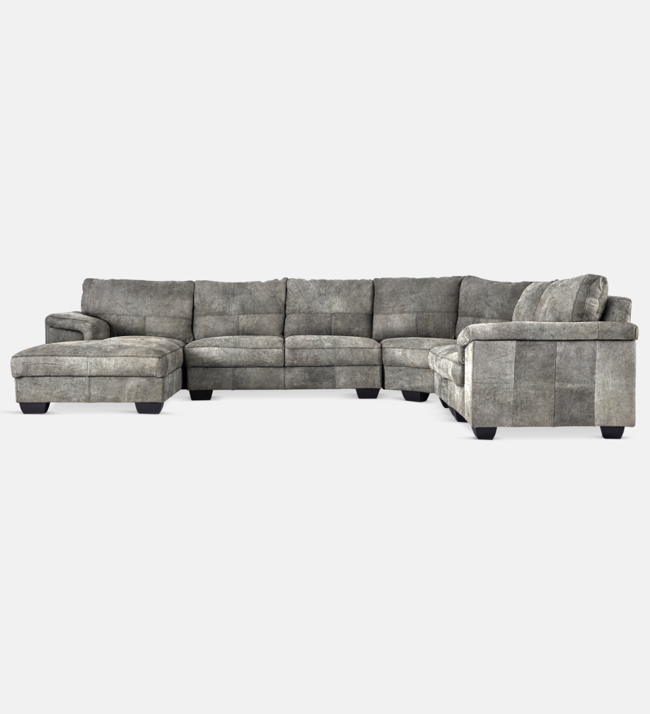 Breen Leather Slouch With Daybed Left (40144)