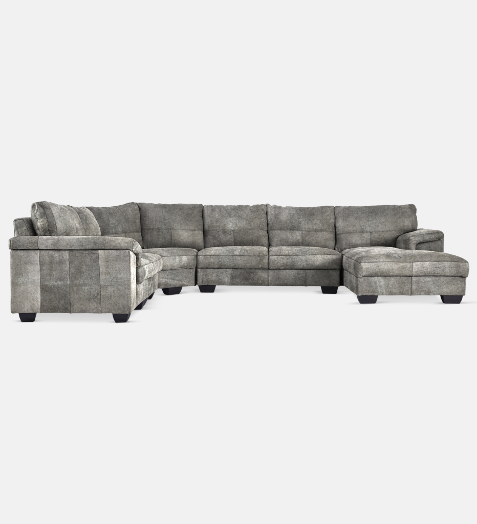 Breen Leather Slouch With Daybed Right (39773)
