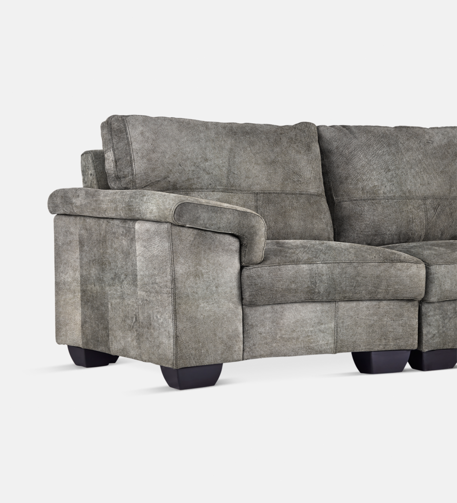 Breen Leather Slouch With Daybed Right (39964)