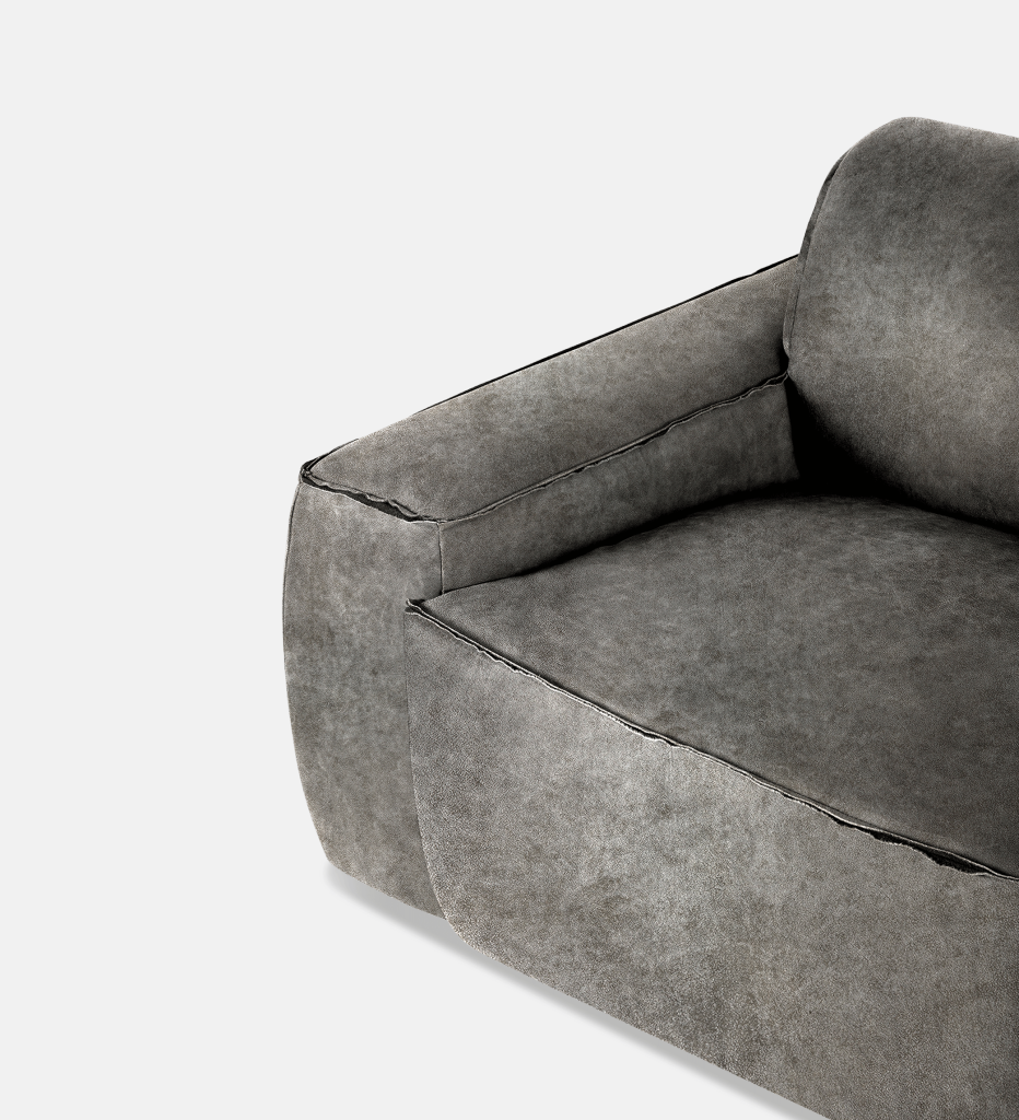 Congo Leather 3 Seater (15570)