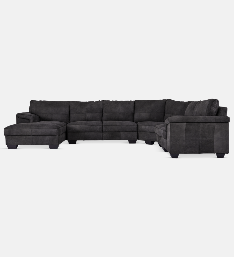 Breen Leather Slouch With Daybed Left (40146)