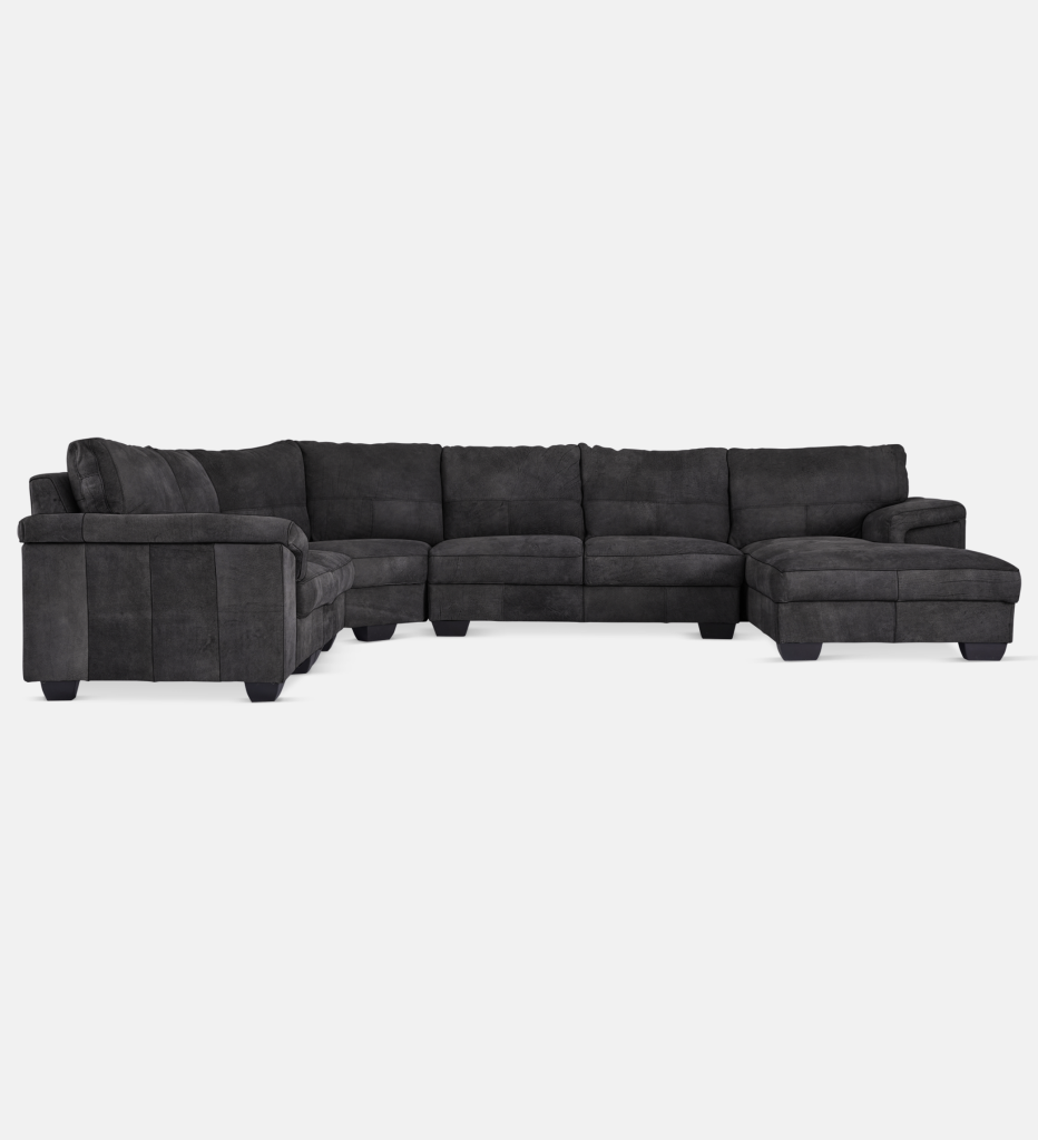 Breen Leather Slouch With Daybed Right (44924)