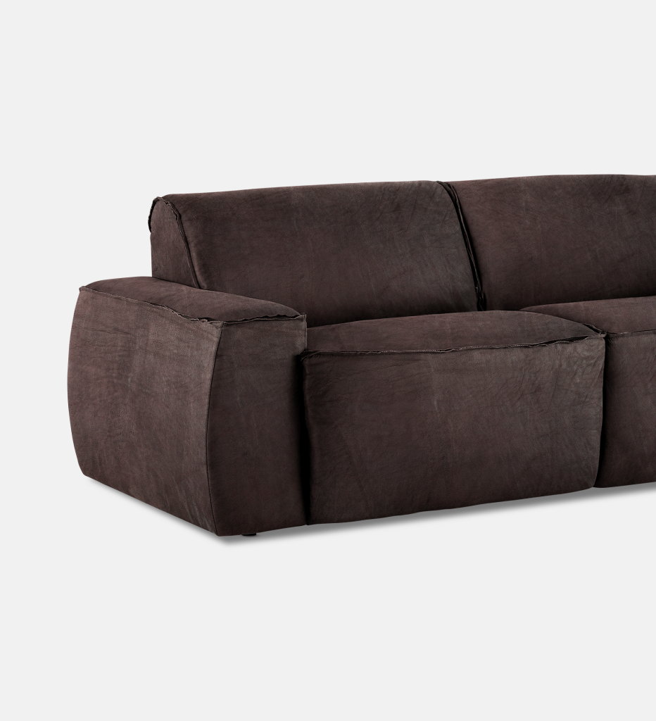Congo Leather 3 Seater (15845)