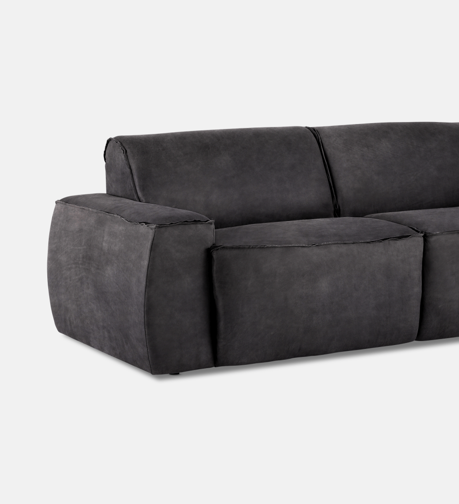 Congo Leather 3 Seater (15852)
