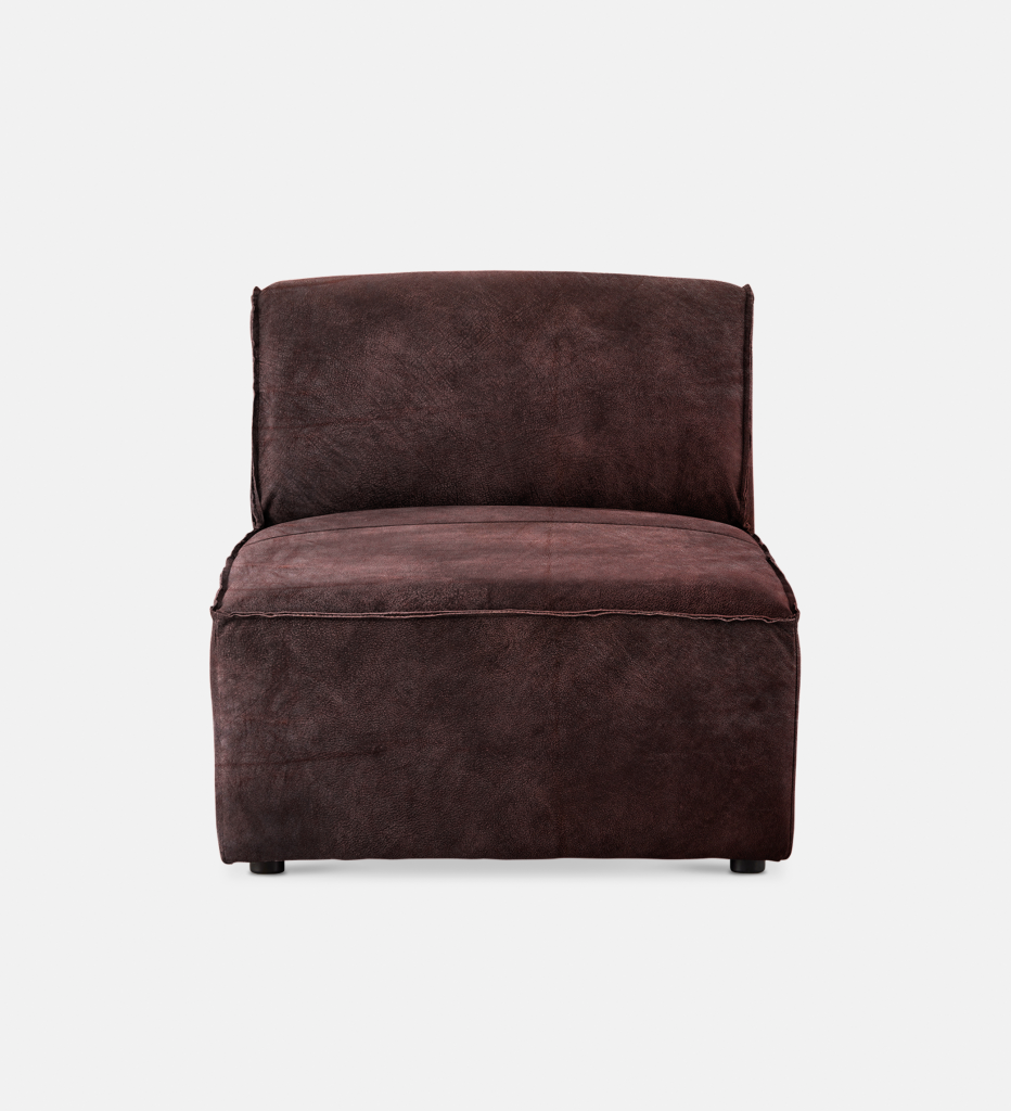 Congo Leather Modular Daybed Piece (51496)