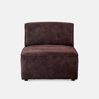 Congo Leather Modular Couch - Daybed piece