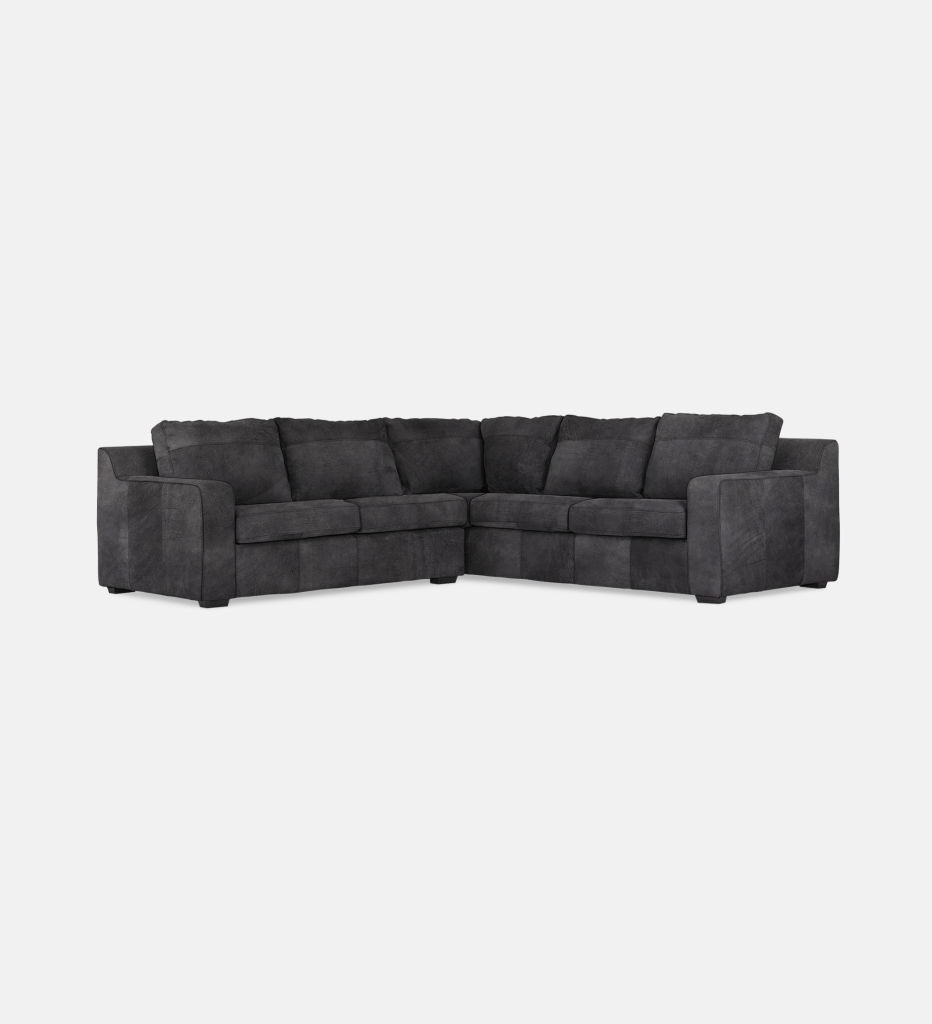Lodge Fully Upholstered Corner Couch (19729)