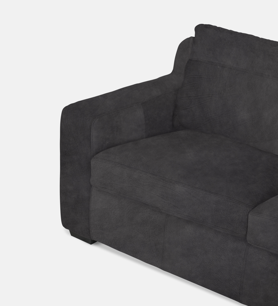 Lodge Fully Upholstered Corner Couch (19733)