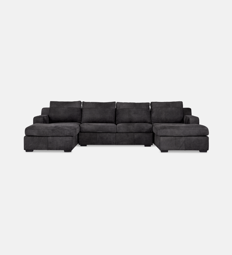 Lodge Leather Slouch With Daybed (26944)