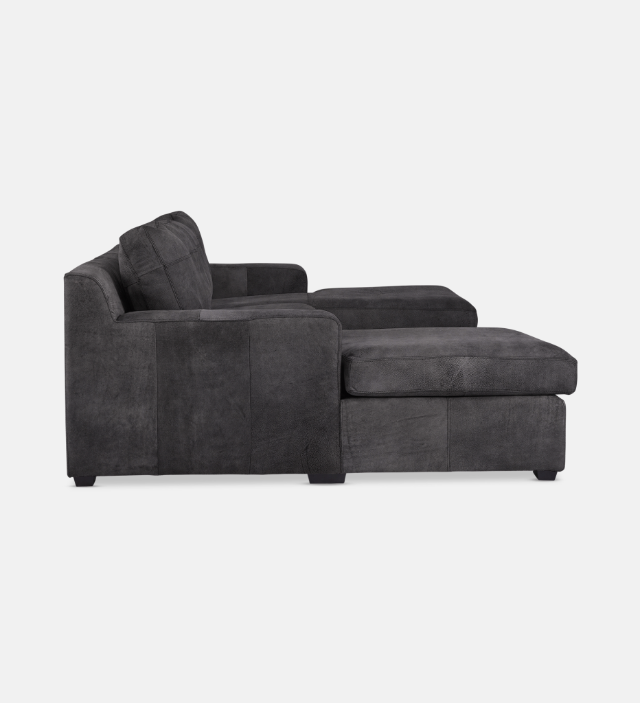 Lodge Leather Slouch With Daybed (26945)