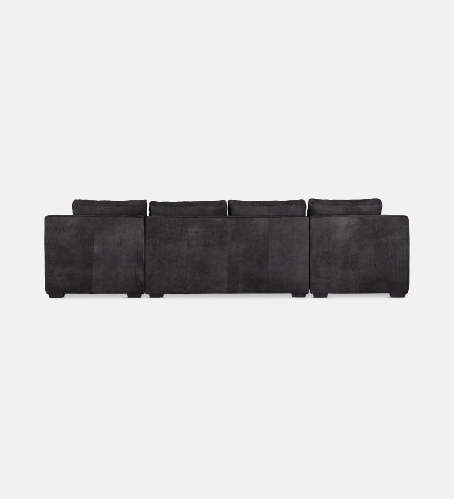 Lodge Leather Slouch With Daybed (26946)