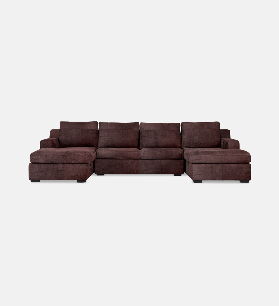 Lodge Leather Slouch With Daybed (26947)