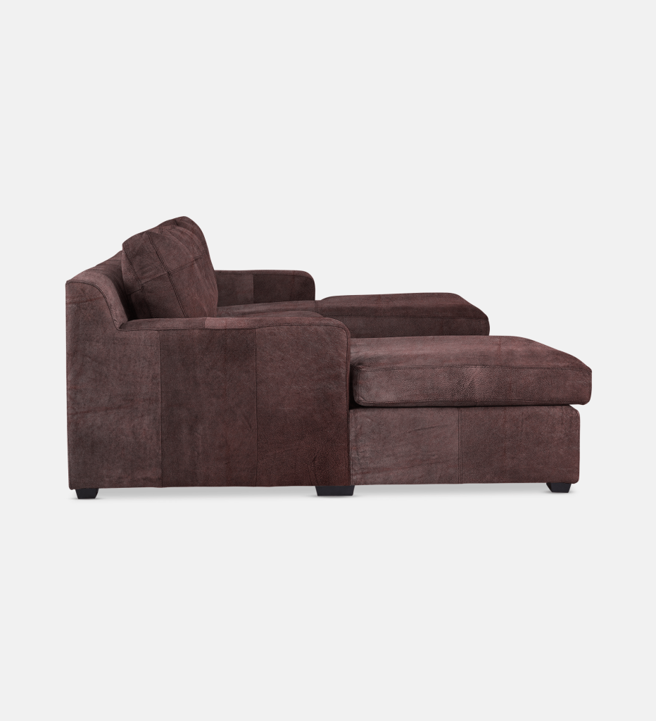 Lodge Leather Slouch With Daybed (26948)