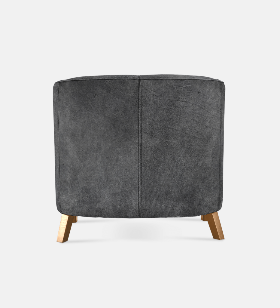 Debbie Tub Leather 1 Seater Light Leg (36006)