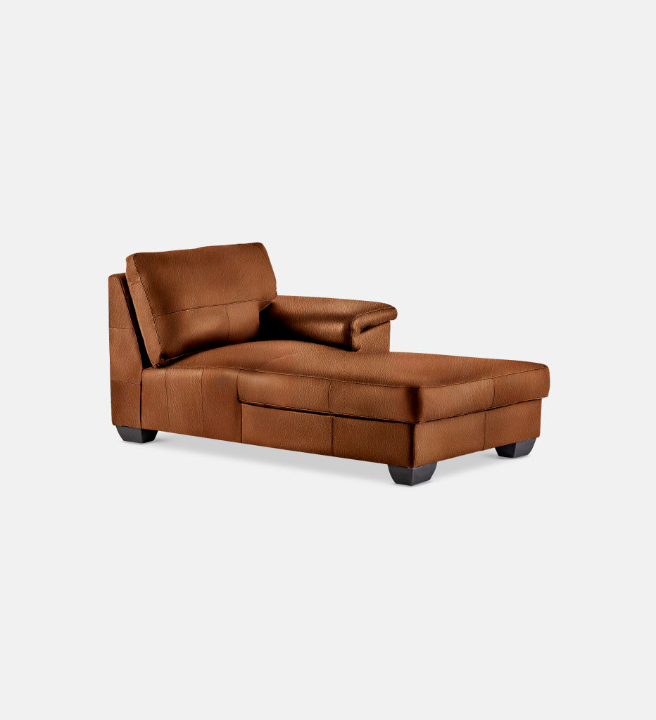 Breen Leather Modular Chaise Right (74739)