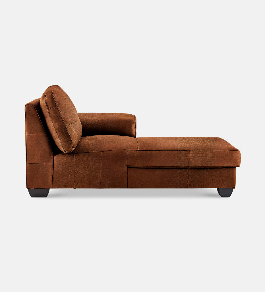 Breen Leather Modular Chaise Right (74740)