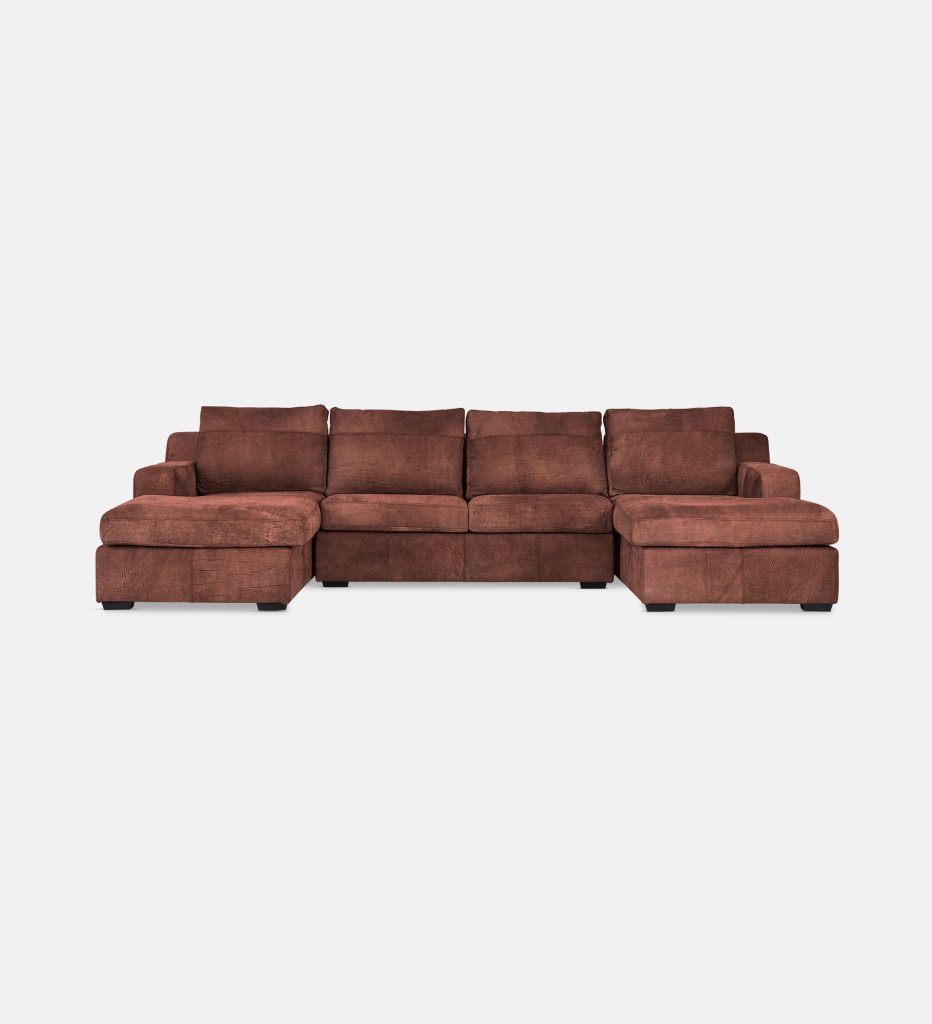 Lodge Leather Slouch With Daybed (27120)