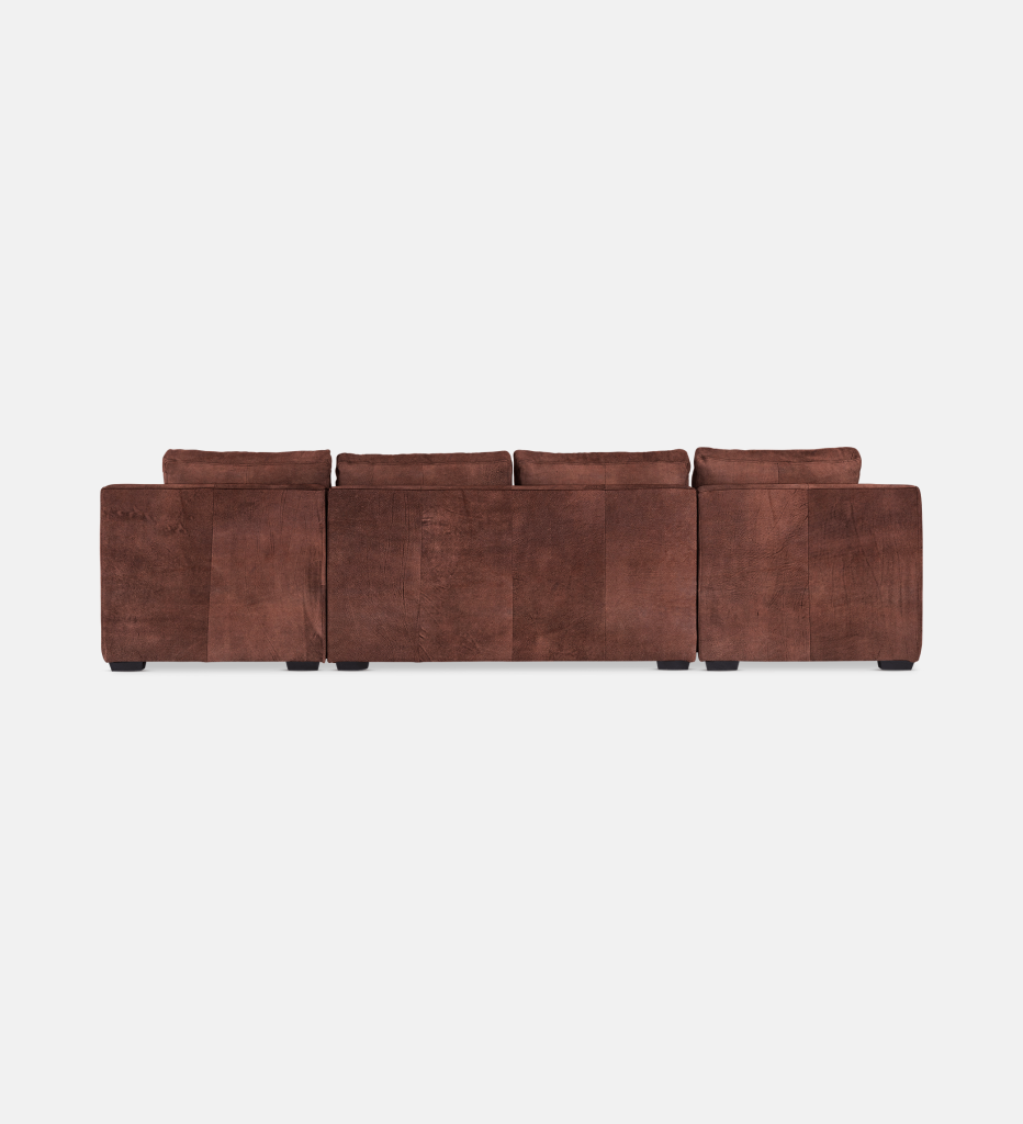 Lodge Leather Slouch With Daybed (27122)