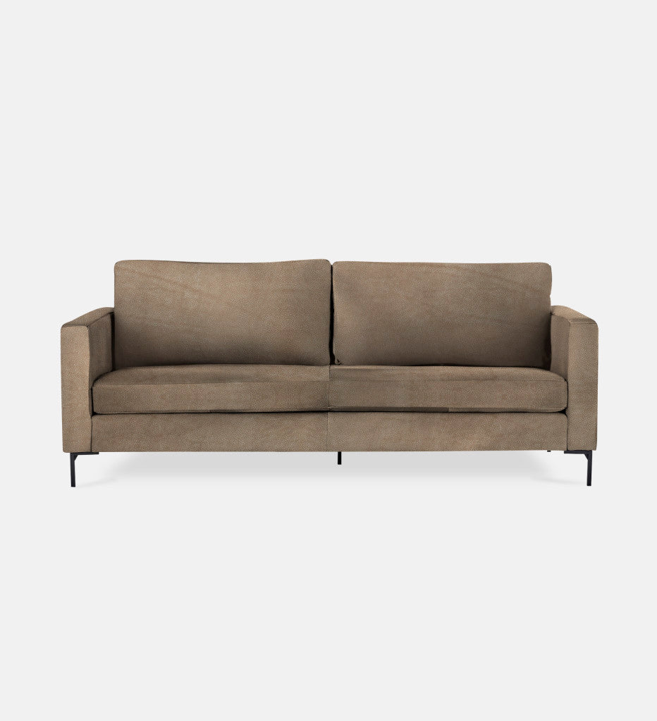 Sami Leather 2 Seater Metal Leg (75801)