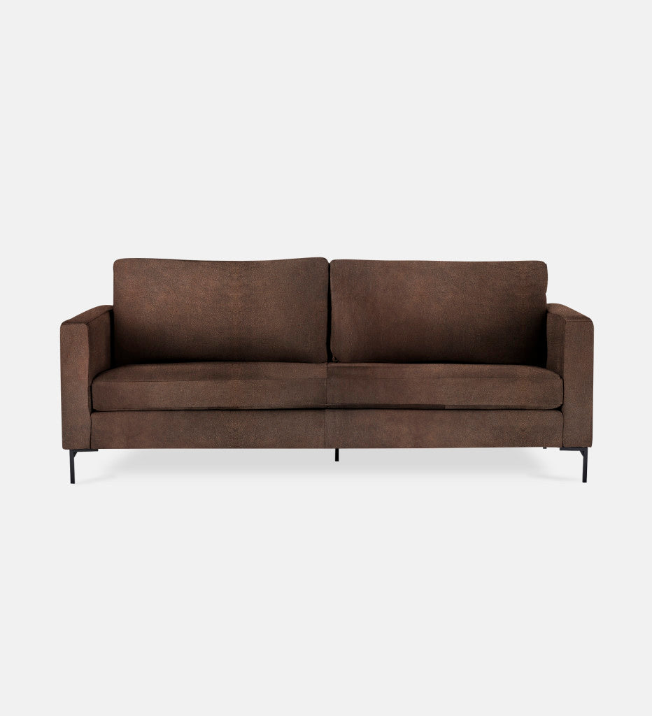 Sami Leather 2 Seater Metal Leg (75807)