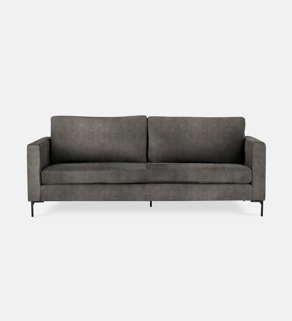 Sami Leather 2 Seater Metal Leg (75813)