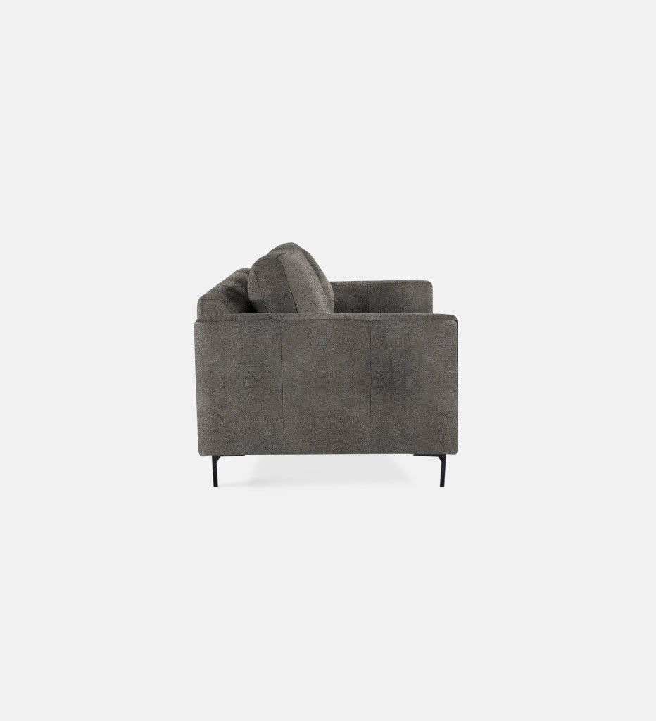 Sami Leather 2 Seater Metal Leg (75846)