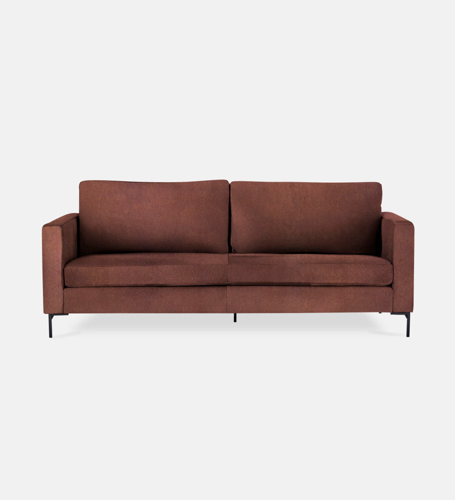 Sami Leather 2 Seater Metal Leg (75850)