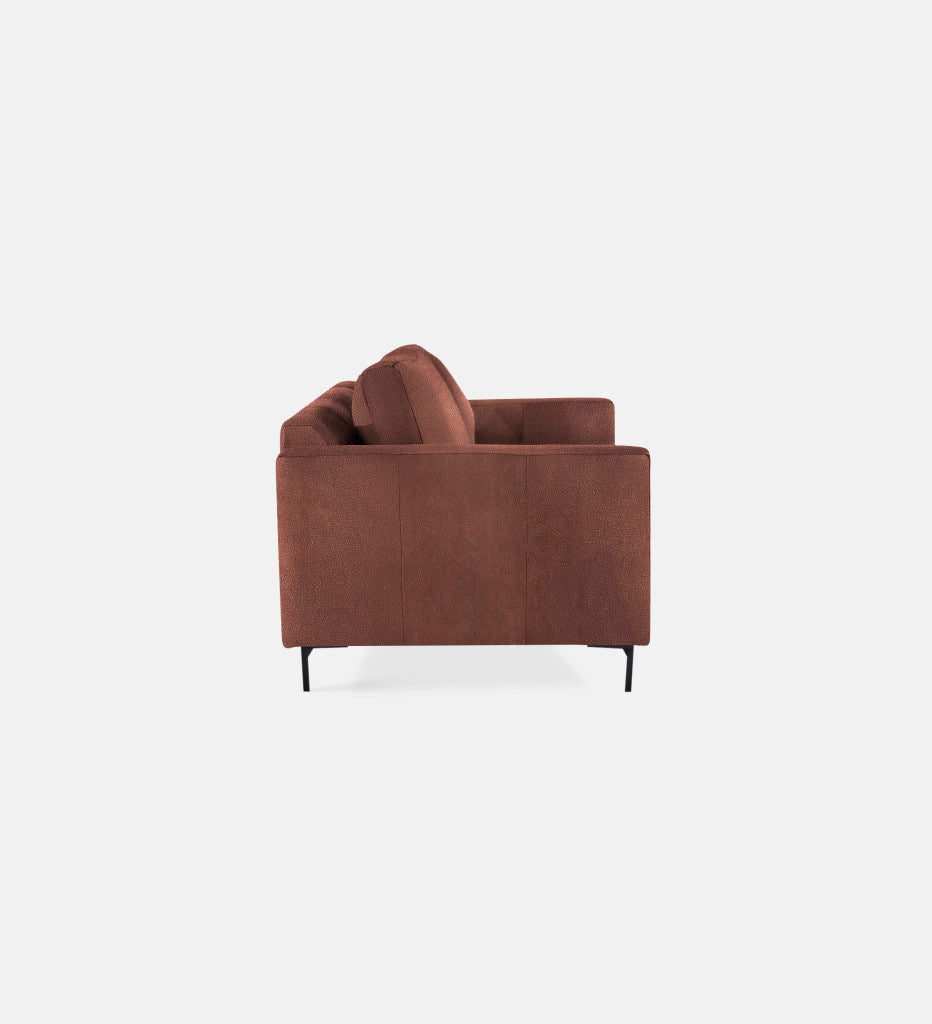 Sami Leather 2 Seater Metal Leg (75852)