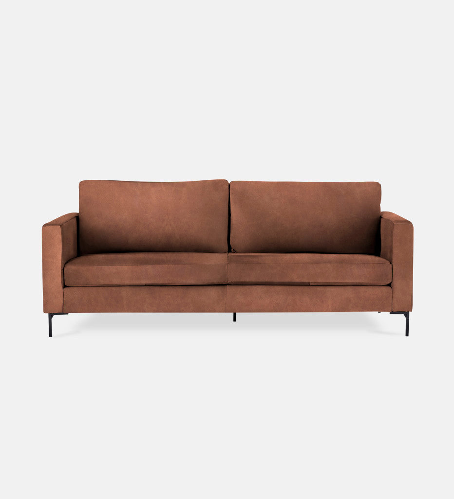 Sami Leather 2 Seater Metal Leg (75856)